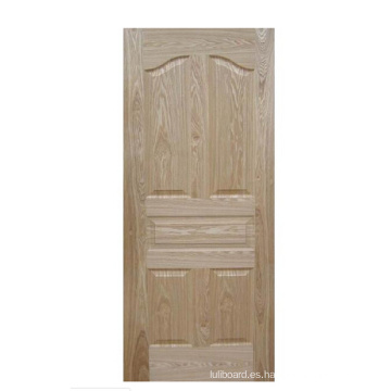 Piel de puerta HDF enchapada con panel diferente